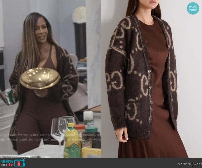 WornOnTV: Sheree's monogram print sweater on The Real Housewives of Atlanta, Sheree Whitefield