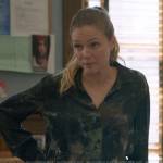 Hailey’s green tie dye shirt on Chicago PD