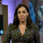 Hallie Jackson’s green floral dress on Today