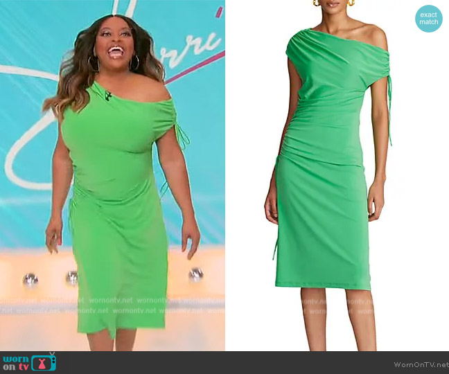 WornOnTV: Sherri's green ruched dress on Sherri, Sherri Shepherd