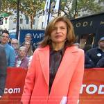 Hoda’s orange coat on Today