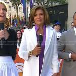 Hoda’s white coat on Today