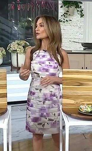 Joy Bauer’s floral striped dress on Today