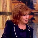 Joy’s pearl trim blazer on The View