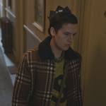 Jughead’s green marled sweater on Riverdale