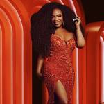 Kandi’s red promo dress on The Real Housewives of Atlanta