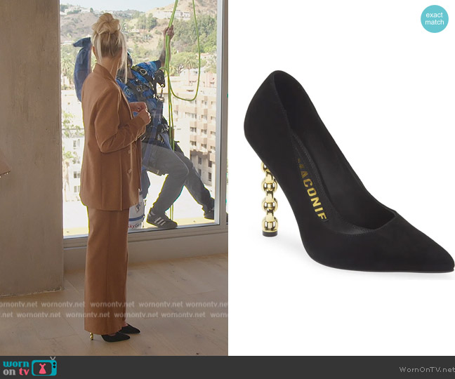 Kat Maconie Lydia Pointed Toe Pump worn by Mary Fitzgerald on Selling Sunset