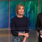 Kate’s navy top and blue floral skirt on NBC News Daily