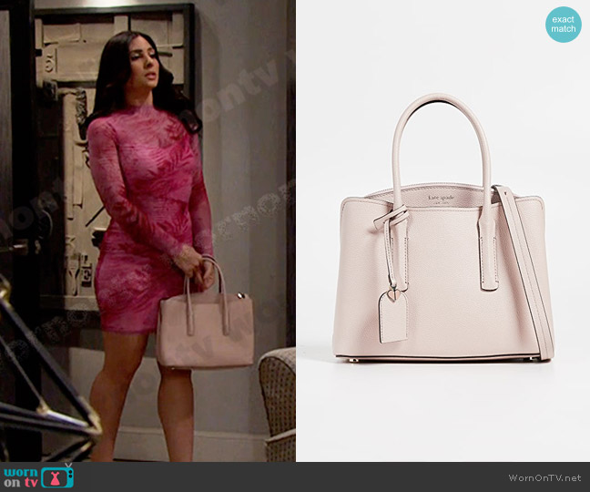 Kate Spade Margaux Medium Satchel worn by Gabi Hernandez (Camila Banus) on Days of our Lives