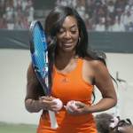 Kenya’s orange Adidas tank and skirt on The Real Housewives of Atlanta