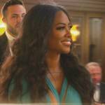 Kenya Moore’s turquoise dress on The Real Housewives of New Jersey