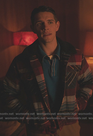 Kevin’s plaid jacket on Riverdale