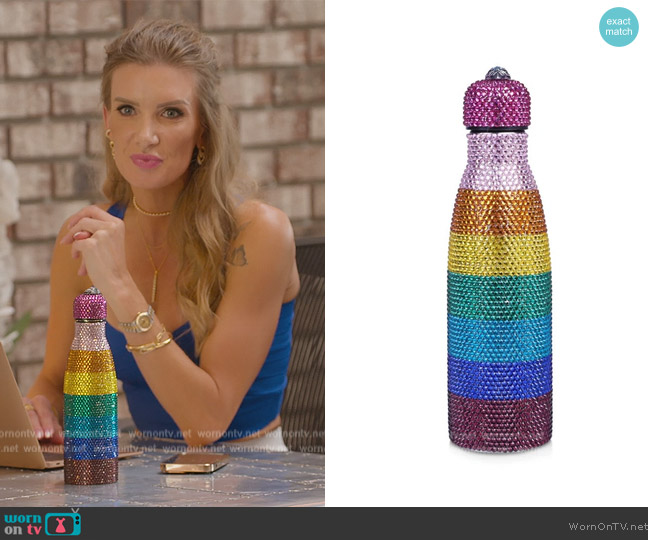 Kurt Geiger Crystal Quench Water Bottle worn by Nicole Young on Selling Sunset