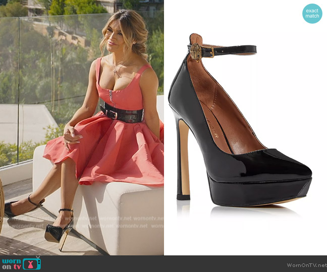 Kurt Geiger Shoreditch Court Platform High Heel Sandals worn by Chrishell Stause on Selling Sunset