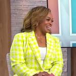 Laila Muhammad’s yellow tweed blazer on Sherri