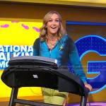 Lara’s yellow sweatpants on Good Morning America