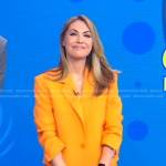 Lori’s orange oversized blazer on Good Morning America