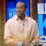 Ludacris’s ombre shirt on Live with Kelly and Mark