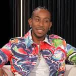 Ludacris’s graffiti print jacket on E! News