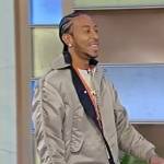 Ludacris’s satin bomber jacket on Tamron Hall Show