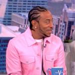 Ludacris’s pink leather jacket on The View