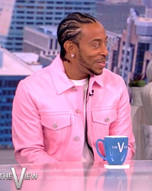 Ludacris’s pink leather jacket on The View