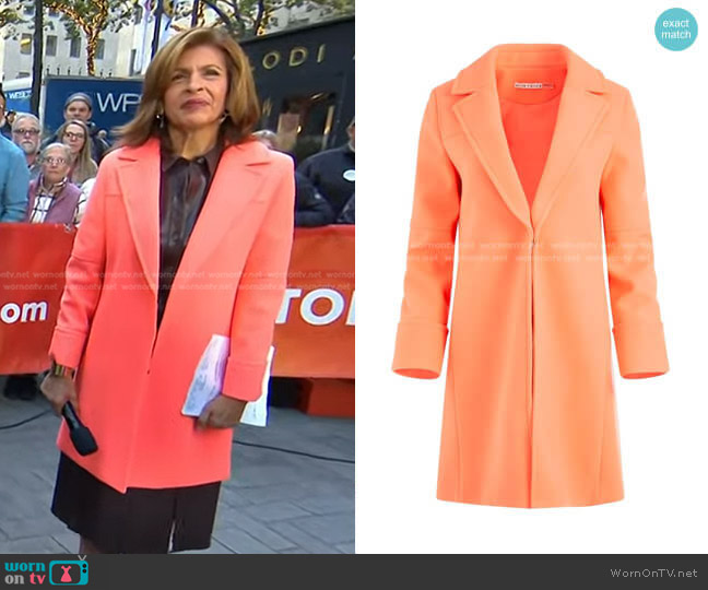 Luisana Felted Coat by Alice + Olivia worn by Hoda Kotb on Today