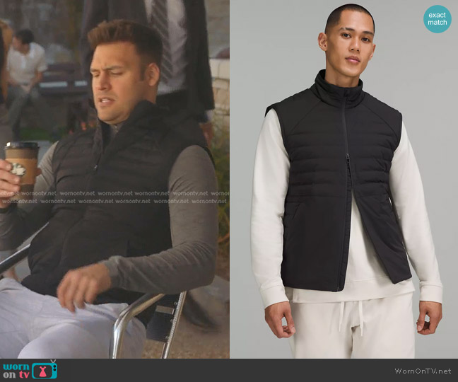 lululemon Down for It All Vest worn by Eddie Diaz (Ryan Guzman) on 9-1-1