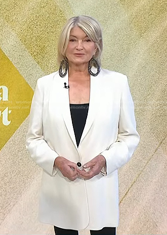 Martha Stewart's white blazer on Today