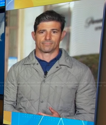 Matt Gutman’s grey quilted jacket on Good Morning America