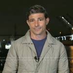 Matt Gutman’s grey quilted jacket on Good Morning America