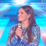 Megan Danielle’s mirrored embellishment dress on American Idol