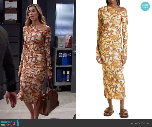 Nanushka Jasno Dress worn by Sloan Peterson (Jessica Serfaty) on Days of our Lives