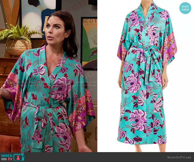 Natori Ume Robe worn by Chloe Lane (Nadia Bjorlin) on Days of our Lives