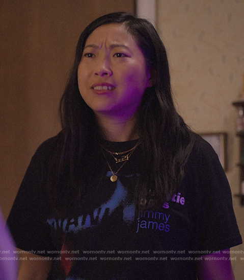 Nora's Beastie Boys t-shirt on Awkwafina is Nora From Queens