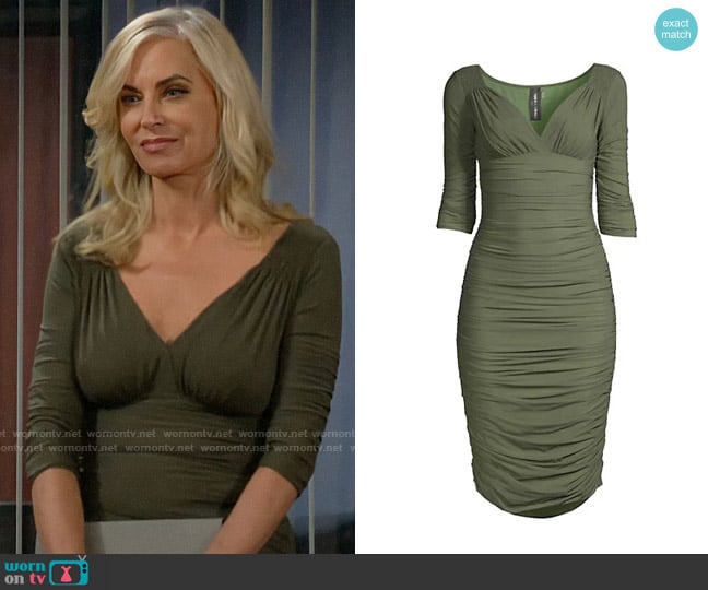 Norma Kamali Tara Dress worn by Ashley Abbott (Eileen Davidson) on The Young and the Restless