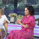 Parker Posey’s pink floral dress on Today