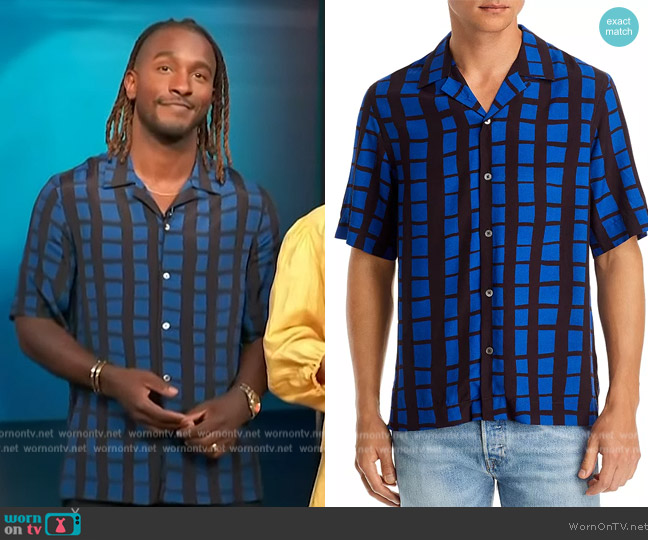WornOnTV: Scott’s blue checked shirt on Access Hollywood | Scott Evans ...