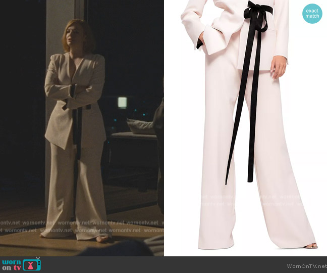 Shiv’s wide leg pants on Succession