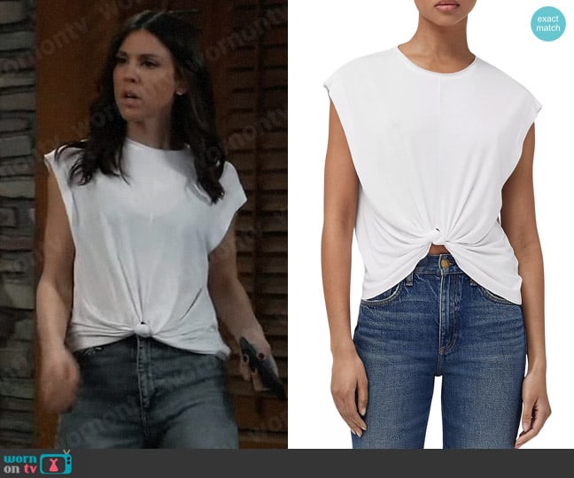 Rag and Bone Jenna Tee worn by Kristina Corinthos-Davis (Kate Mansi) on General Hospital