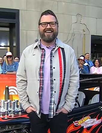 Rutledge Wood's grey striped jacket on Today