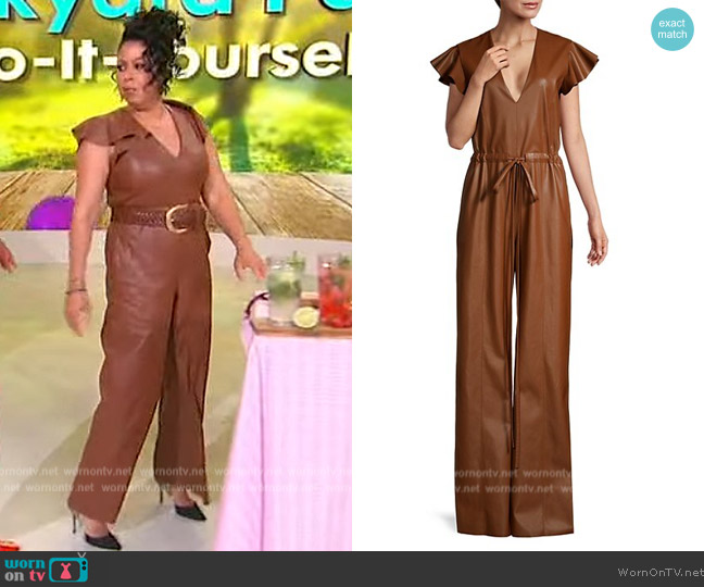 WornOnTV: Evette Rios’s brown leather jumpsuit on Sherri | Clothes and ...