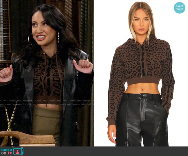 Ser.o.ya Parson Hoodie worn by Valentina (Francia Raisa) on How I Met Your Father