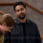 Sid’s navy jacket on How I Met Your Father