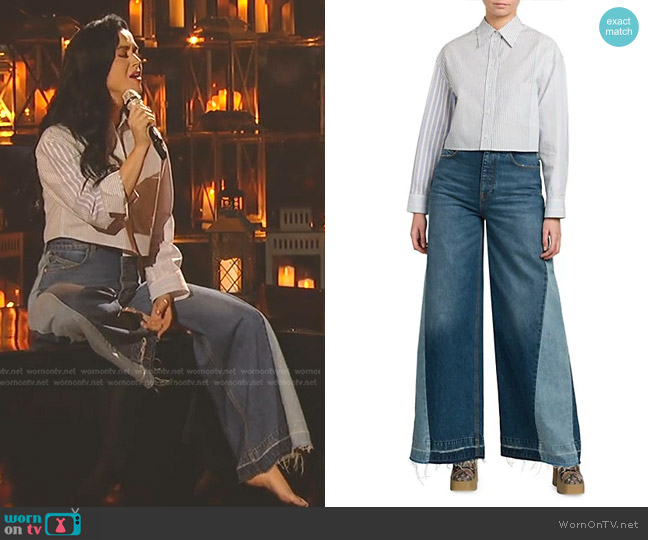 Katy’s wide-leg jeans on American Idol