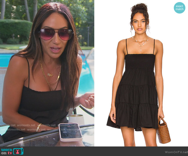 Steve Madden Dream About Me Dress worn by Melissa Gorga on The Real Housewives of New Jersey