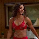 Talia’s red lace underwear on Days of our Lives