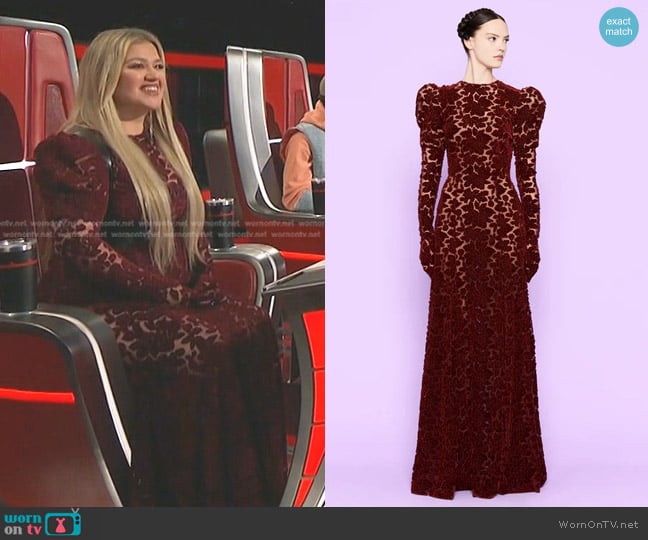 The Vampire's Wife The Night Sparrow Dress and Gloves worn by Kelly Clarkson on The Voice