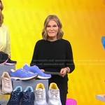 Tory Johnson’s beige sneakers on Good Morning America