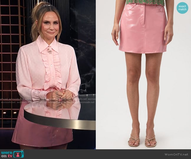 Trina Turk Mod Skirt worn by Keltie Knight on E! News